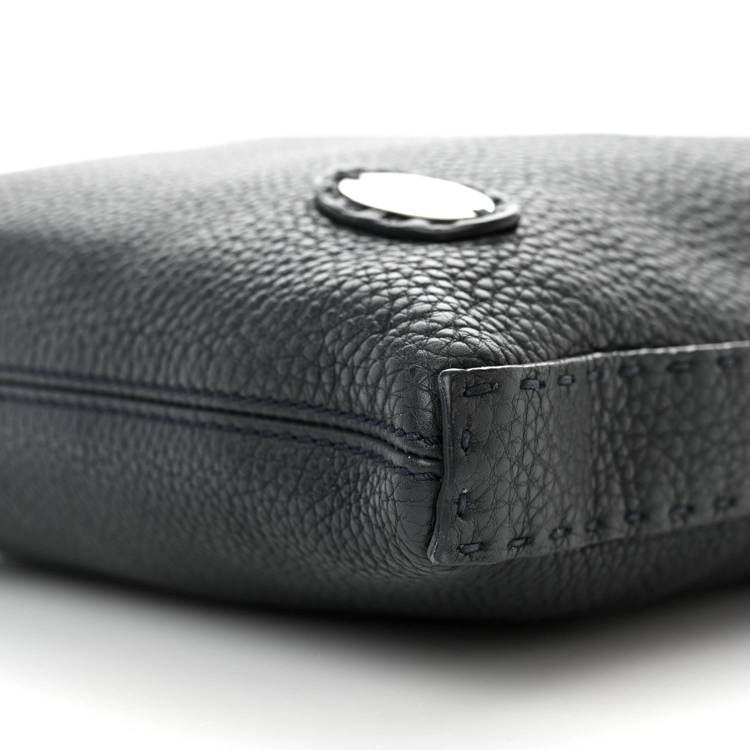 Fendi Cuoio Romano Selleria Messenger Dark Blue 9 of 9