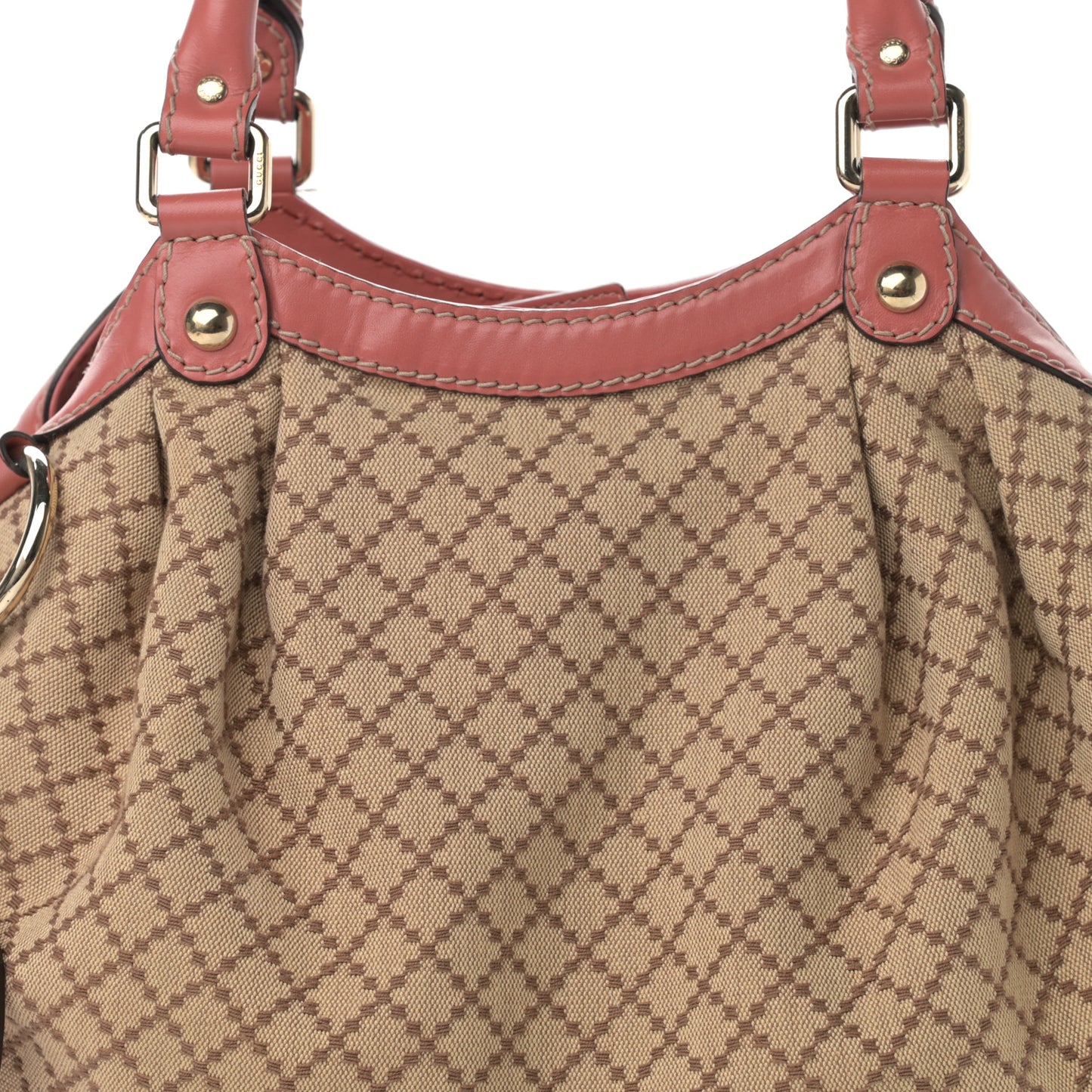 Diamante Medium Sukey Tote Coral