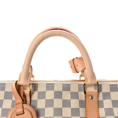 Louis Vuitton Damier Azur Keepall 50 7 of 9