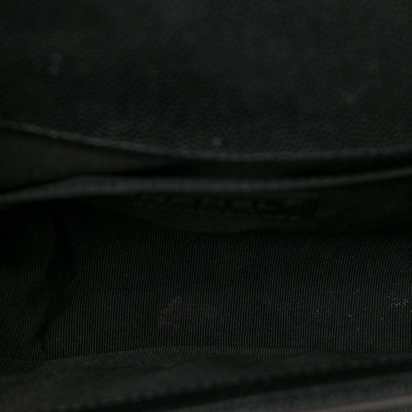 Caviar Quilted Small Boy Flap Black