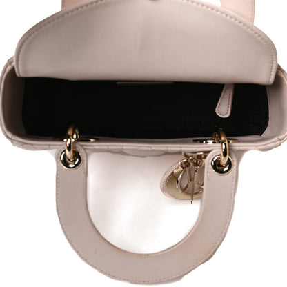 Christian Dior Lambskin Cannage Small Lucky Badges My Lady Dior Pink 5 of 18