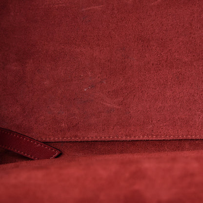 Celine Supple Calfskin Medium Phantom Luggage Red 9 of 21