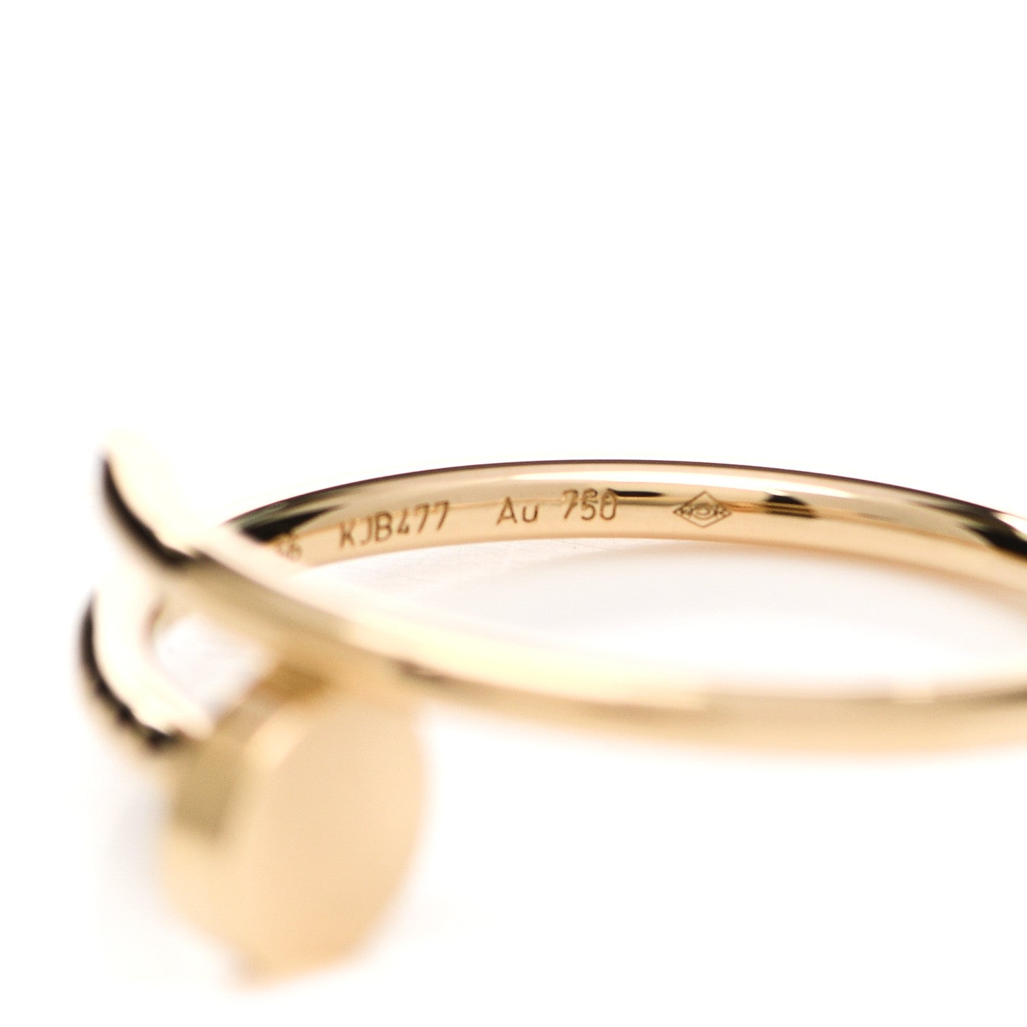 Cartier 18K Yellow Gold Small Juste Un Clou Ring 56 7.5 5 of 6