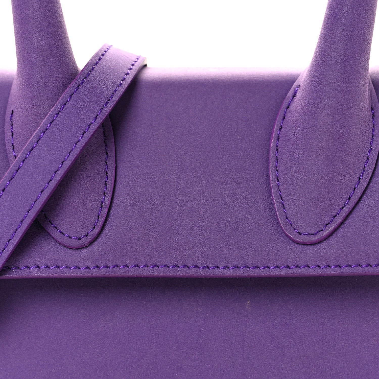 Jacquemus Nubuck Le Chiquito Moyen Purple 7 of 10
