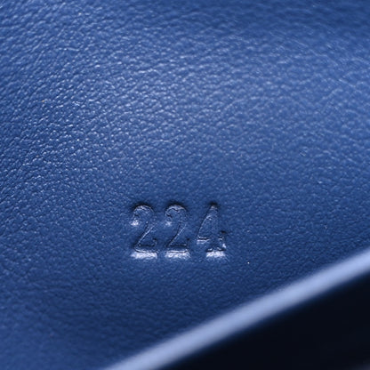 Prada Saffiano City Calf Clutch With Chain Bluette 7 of 7