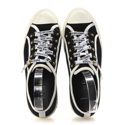 Christian Dior Canvas Walk'N'Dior Low Top Sneakers 39 Black 2 of 9
