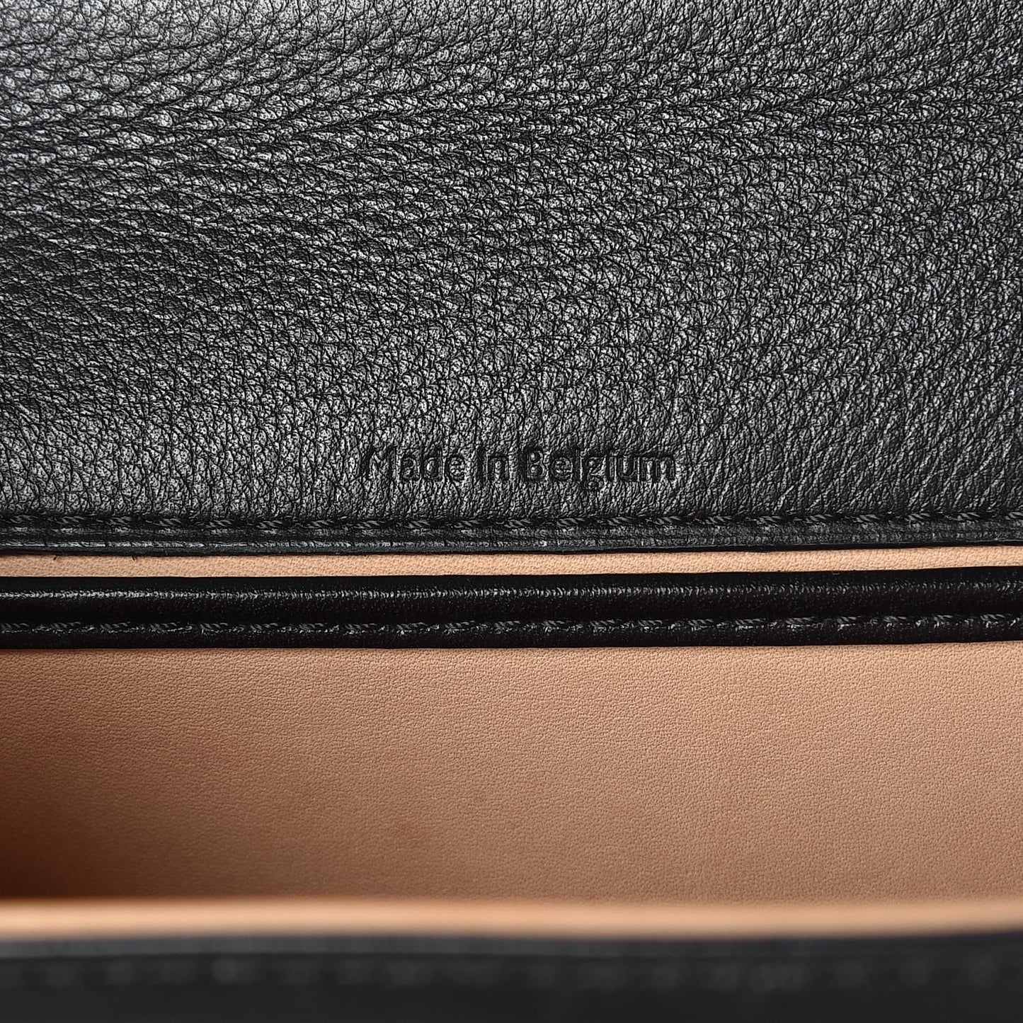 Smooth Calfskin Mini Tempete Satchel Black