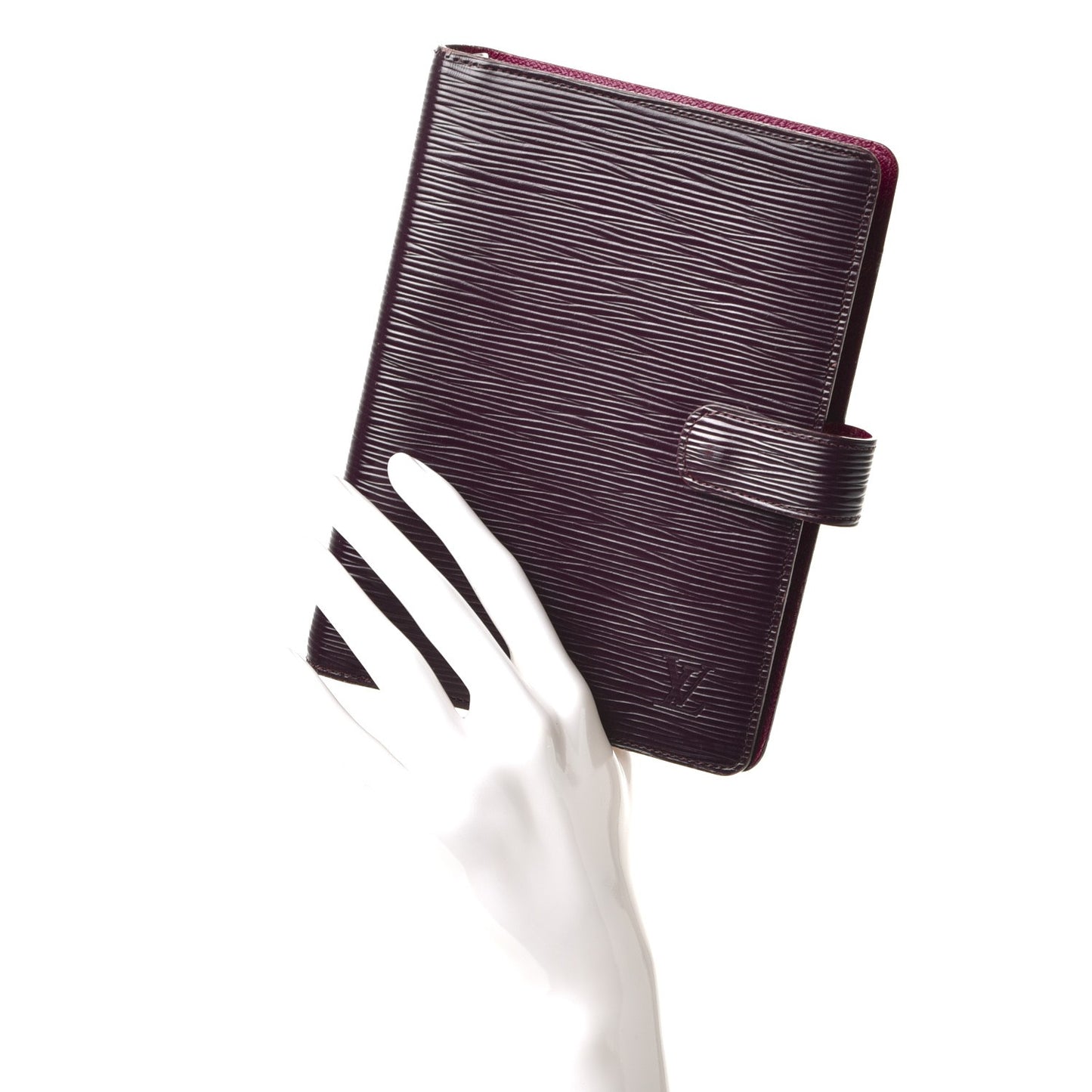 Epi Medium Ring Agenda Cover Cassis