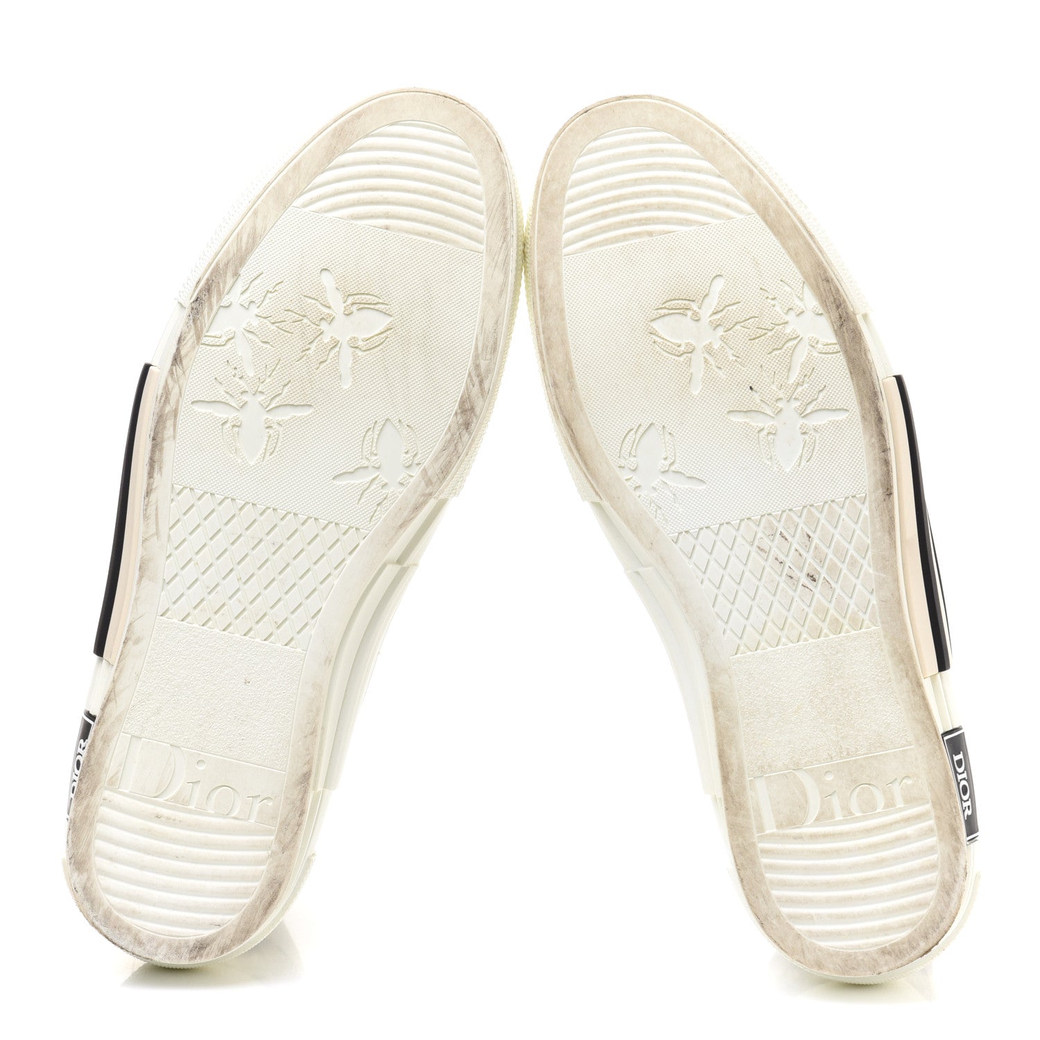 Christian Dior Technical Canvas Oblique Pixel Mens B23 High Top Sneakers 42 White 5 of 9