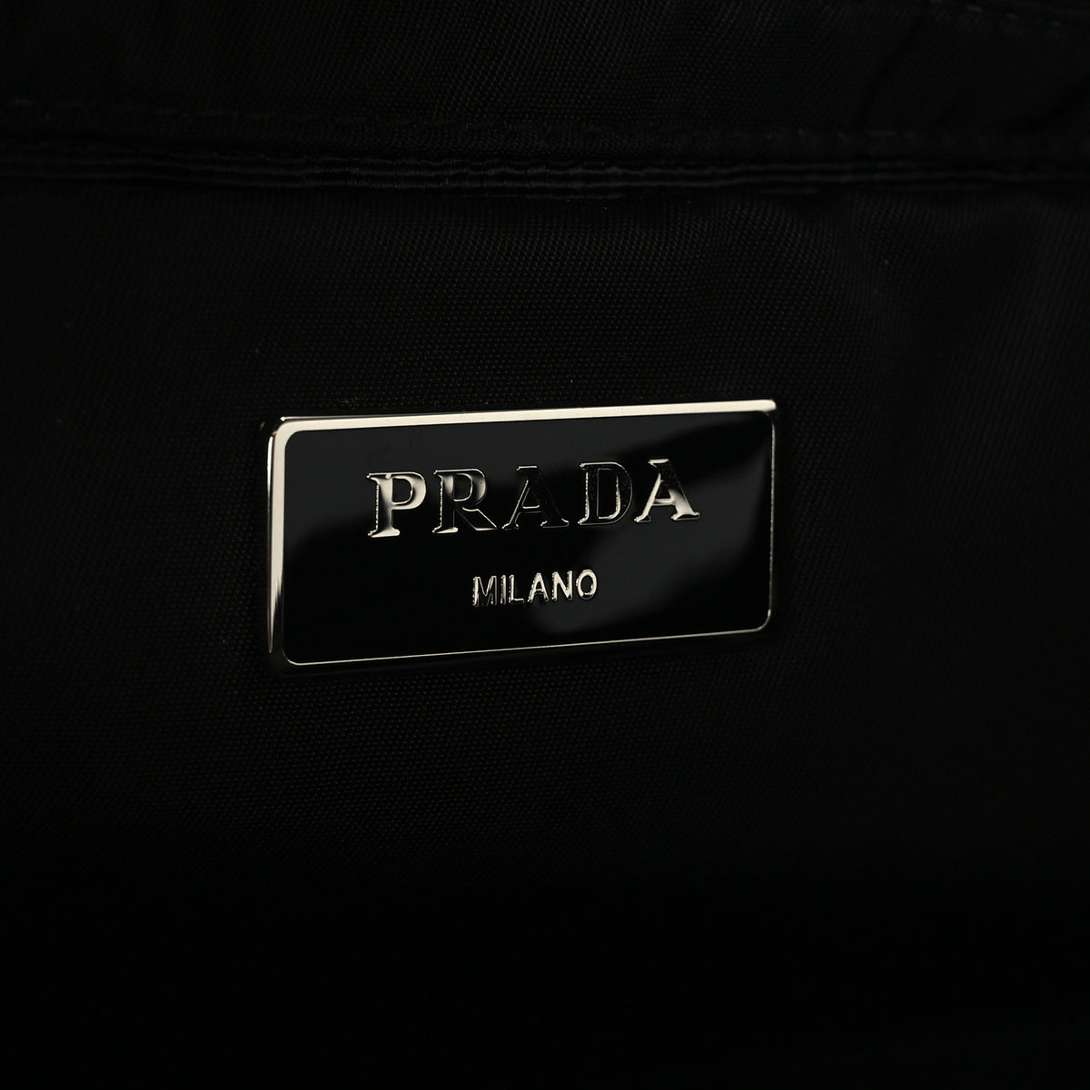 Prada Re-Nylon Nappa Triangle Quilted Padded Small Double Handled Zip Tote Black 5 of 9