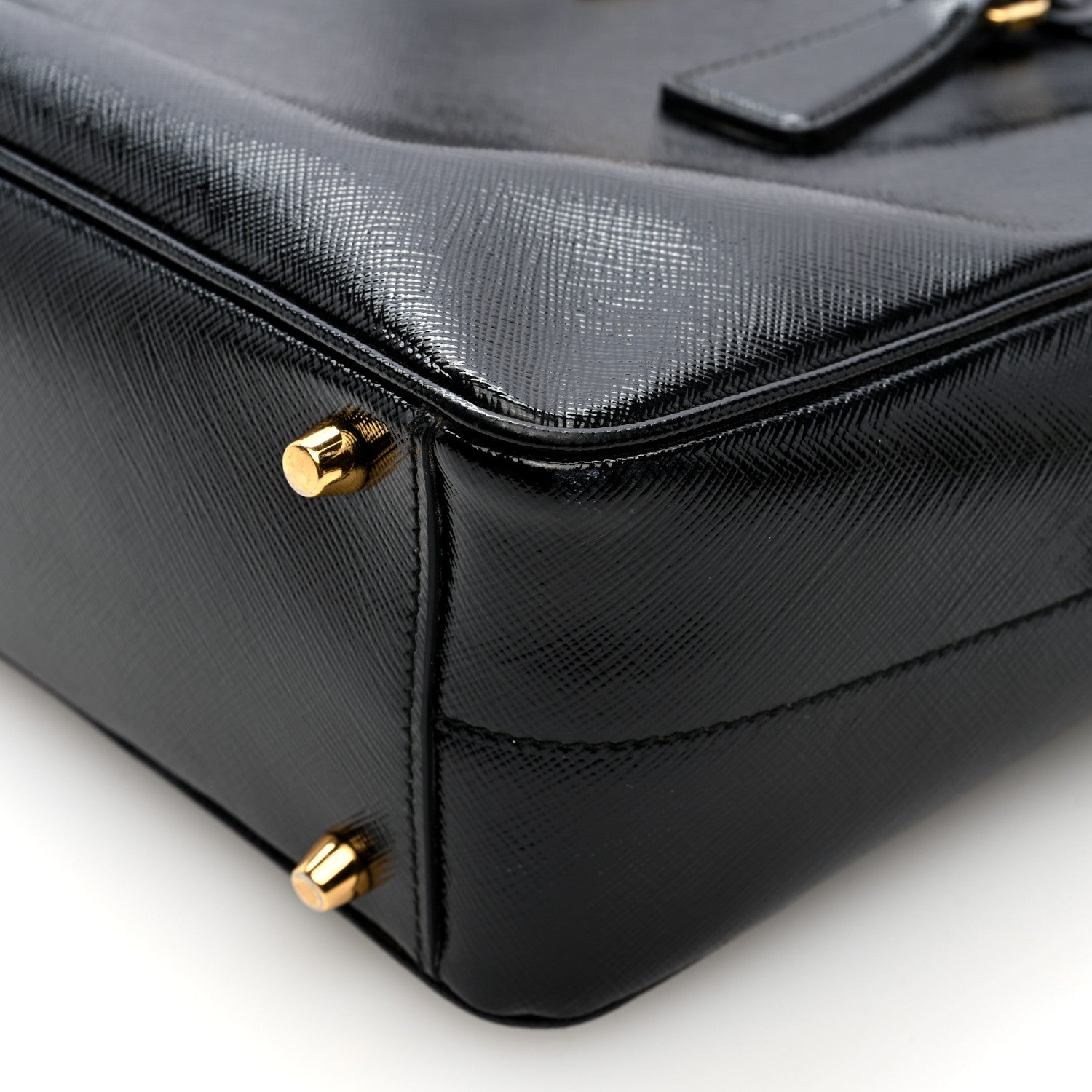 Prada Saffiano Lux Bowler Black 9 of 9