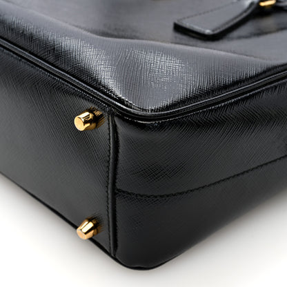 Prada Saffiano Lux Bowler Black 9 of 9
