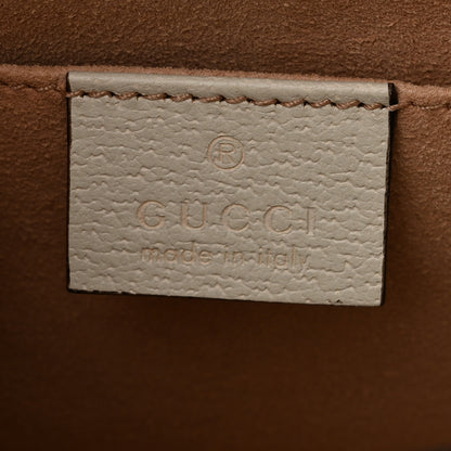 Gucci Textured Calfskin Web Small Ophidia Chain Shoulder Bag Mystic White 7 of 13