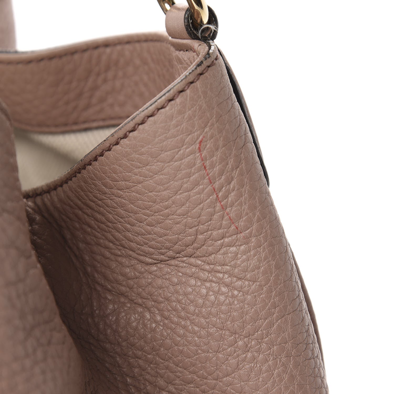 Gucci Pebbled Calfskin Small Soho Shoulder Bag Light Pink 14 of 19