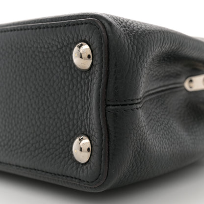 Louis Vuitton Taurillon Capucines BB Black 9 of 10
