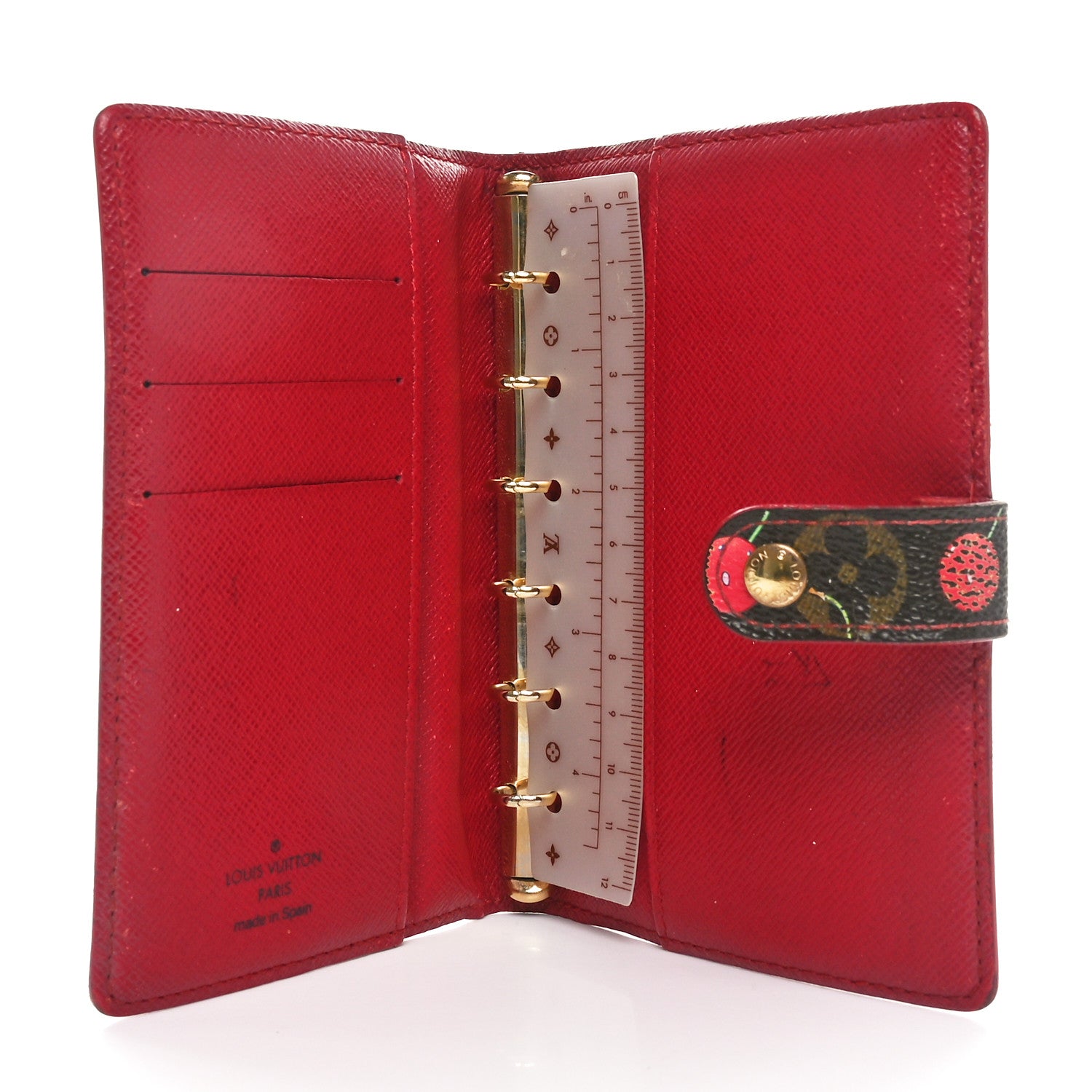 Louis Vuitton Monogram Cerises Small Ring Agenda Cover 5 of 10