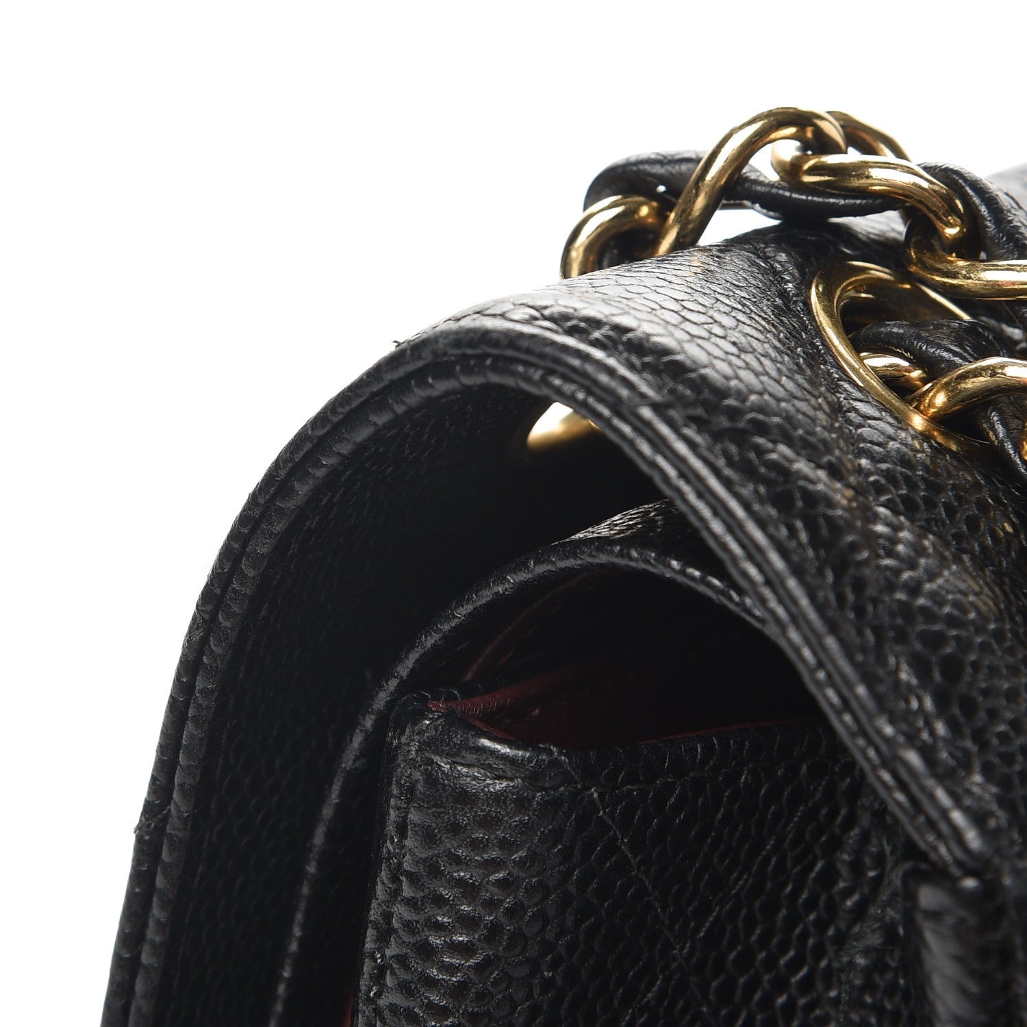 Chanel Caviar Quilted Jumbo Double Flap Black 9 of 12