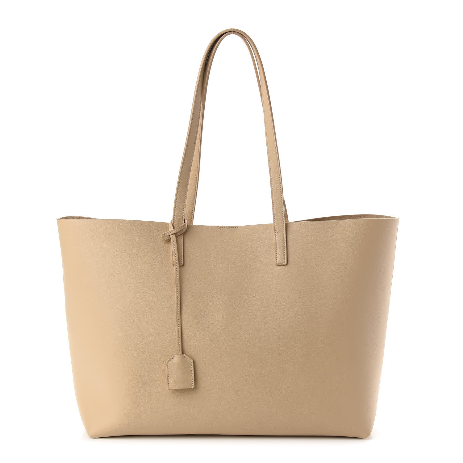 Saint Laurent Calfskin Large Shopping Tote Nude Powder 3 of 11
