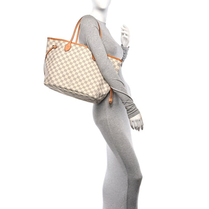 Louis Vuitton Damier Azur Neverfull MM 2 of 11
