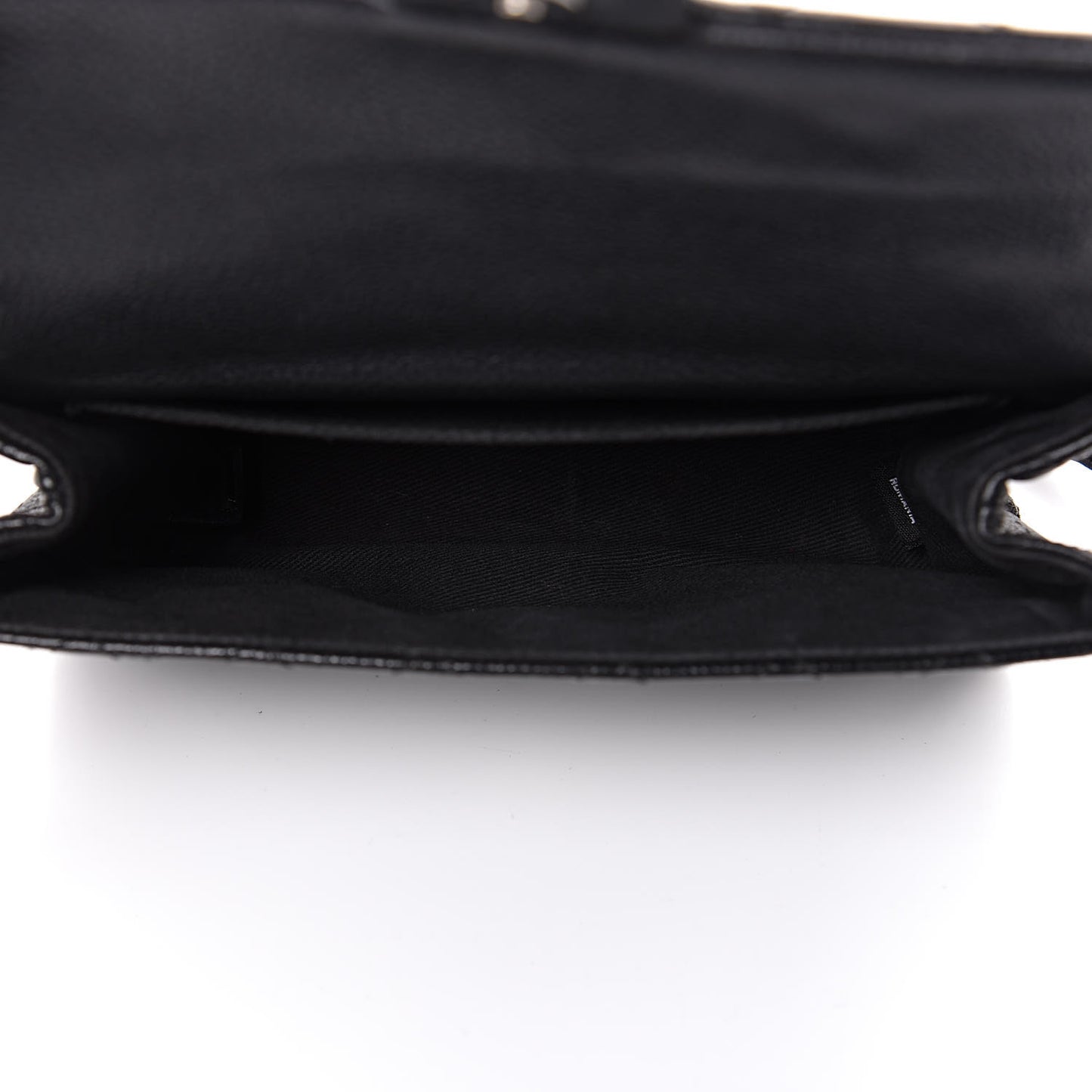 Grained Calfskin Quilted 2.55 Reissue Flap Belt Bag Clutch Black