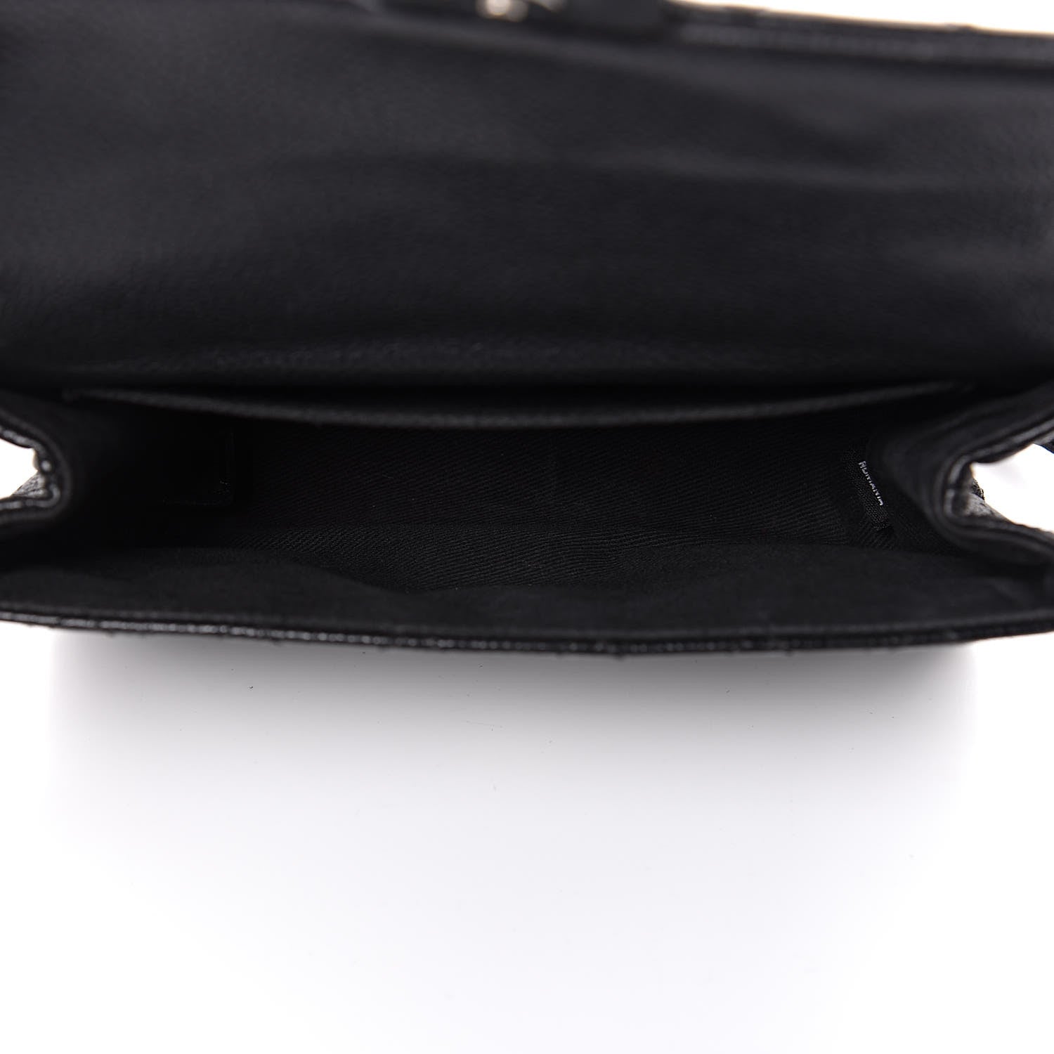 Chanel Grained Calfskin Quilted 2.55 Reissue Flap Belt Bag Clutch Black 5 of 9