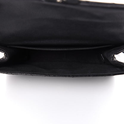 Chanel Grained Calfskin Quilted 2.55 Reissue Flap Belt Bag Clutch Black 5 of 9