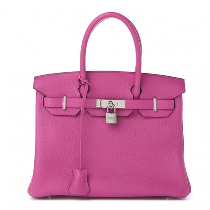 Hermes Taurillon Clemence Birkin 30 Magnolia 1 of 11
