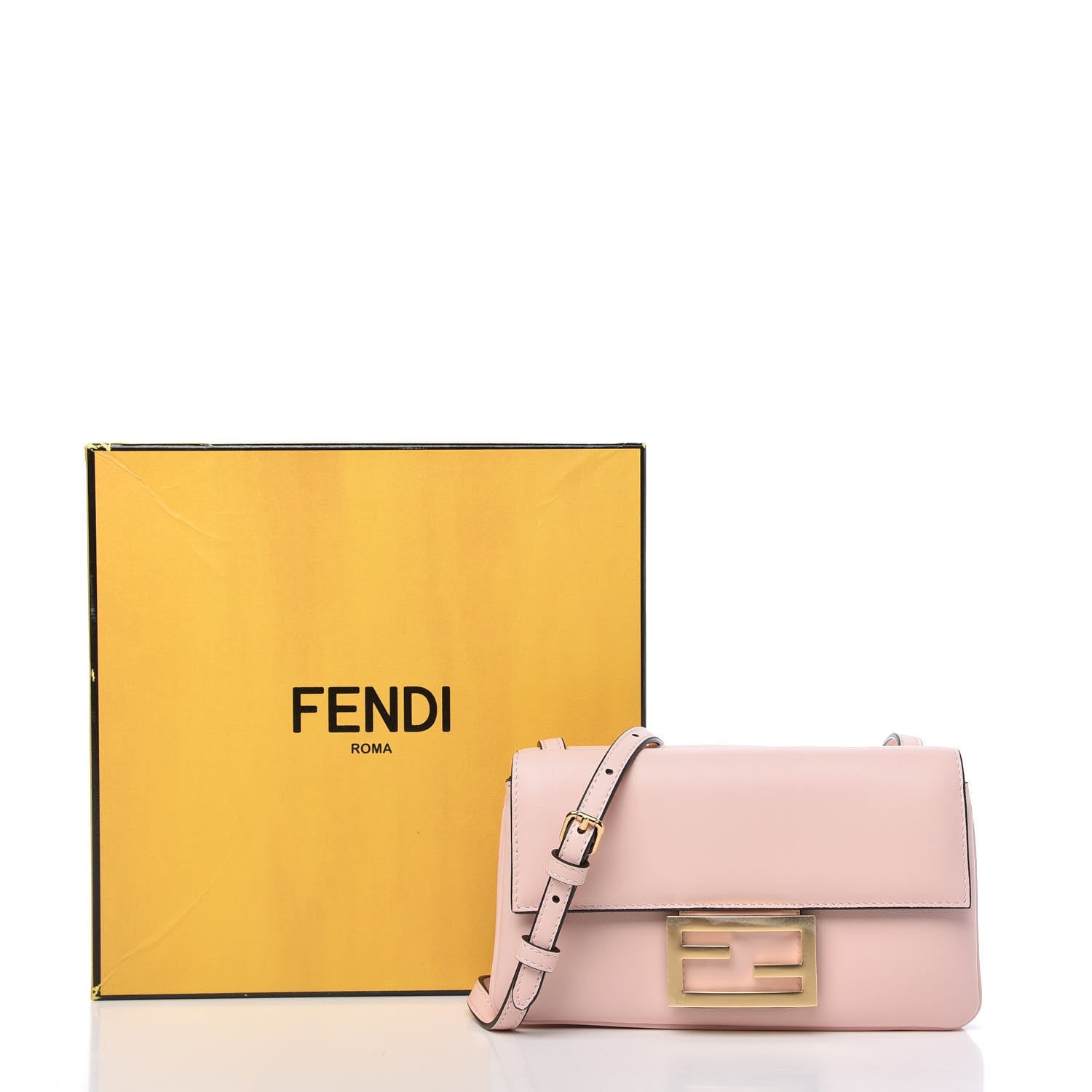 Fendi Vitello Grace Matte Duo Baguette Confetto 12 of 12