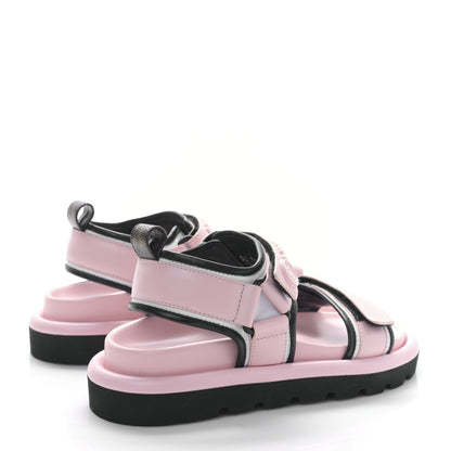 Louis Vuitton Calfskin Pool Pillow Flat Comfort Sandals 35 Rose Clair Pink 4 of 8