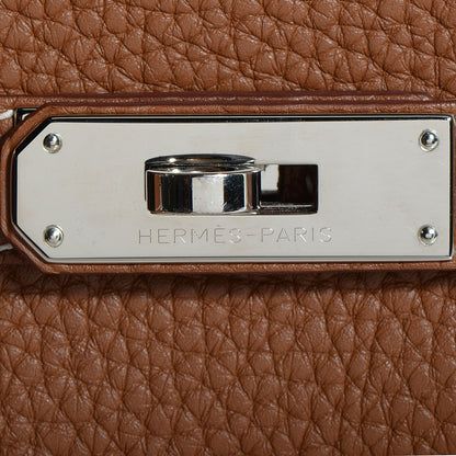 Hermes Taurillon Clemence Jypsiere 28 Gold 16 of 19