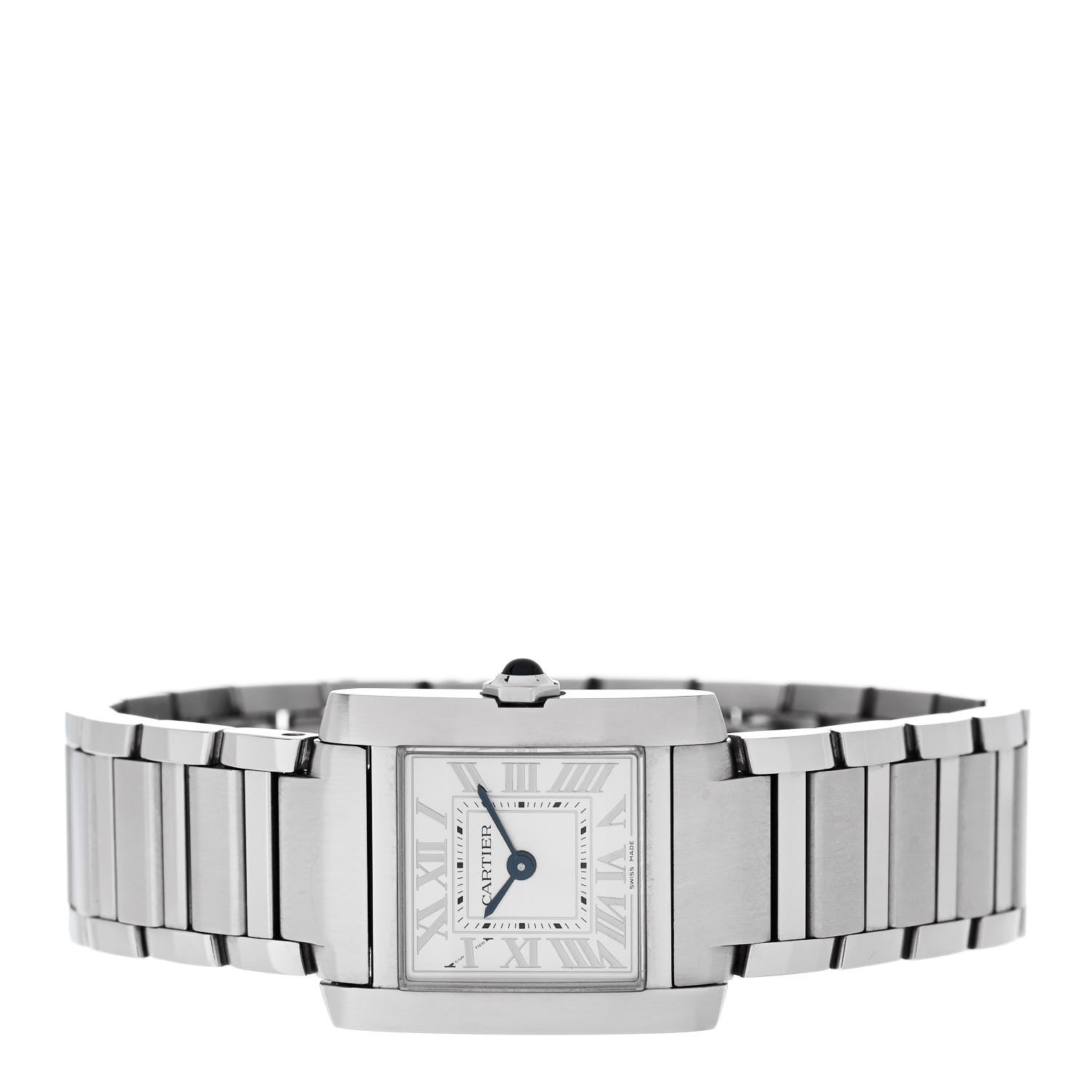 Cartier Stainless Steel 21mm Tank Francaise Quartz Watch Silver 2 of 5