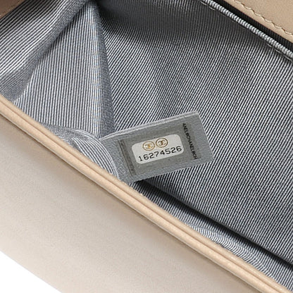 Chanel Lambskin Quilted Medium Boy Flap Beige 8 of 8