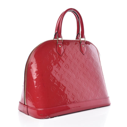 Louis Vuitton Vernis Alma GM Rose Indien 3 of 13