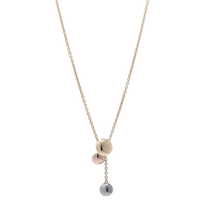Cartier 18K Pink Yellow White Gold Sweet Trinity Drop Necklace 1 of 6