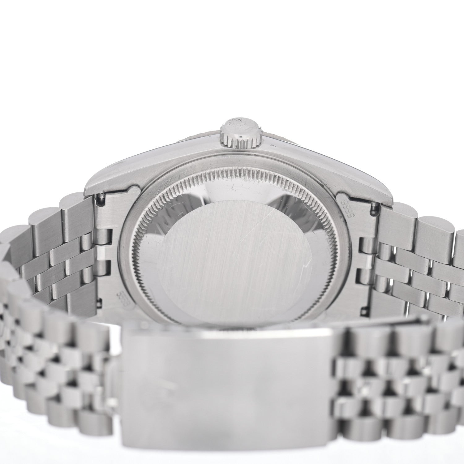 Rolex Stainless Steel 18K White Gold 36mm Oyster Perpetual Datejust Watch White Roman 16234 4 of 5