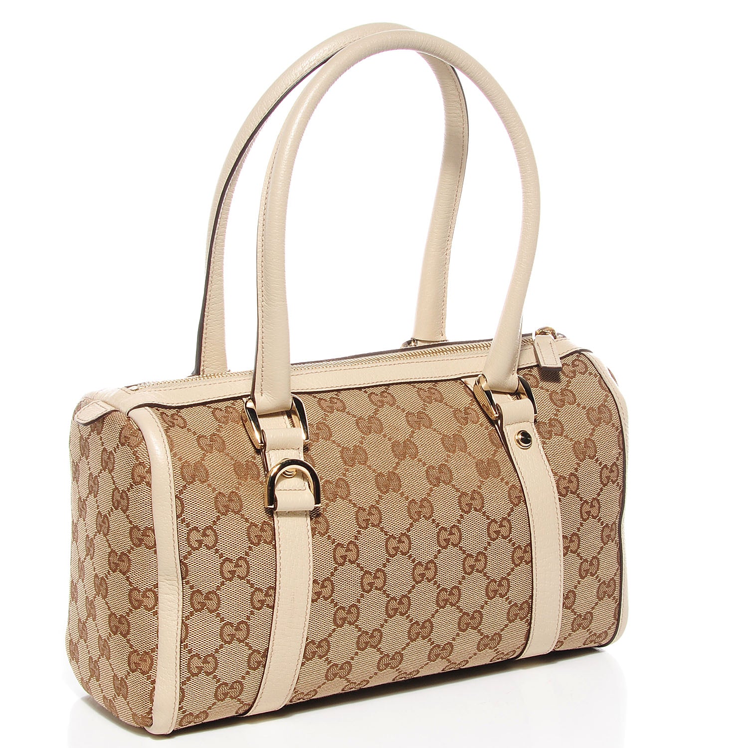 Gucci Monogram Small Abbey Boston Off White 4 of 9