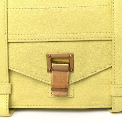 Proenza Schouler Lambskin PS1 Pochette Clutch Banana 10 of 10