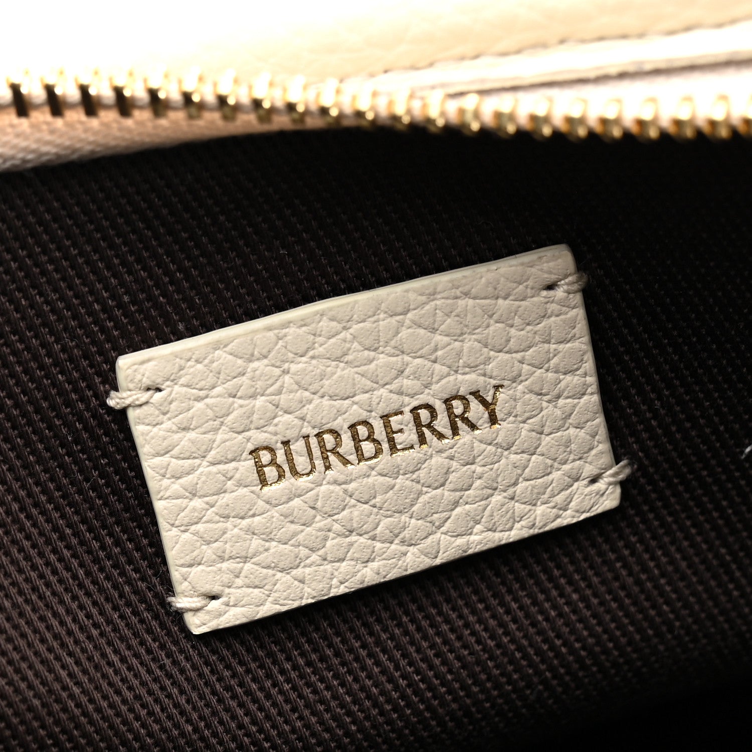 Burberry Coated Canvas Vintage Check Calfskin Mini Highlands Shoulder Bag Light Beige 5 of 9