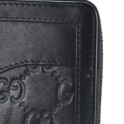 Gucci Guccissima Sukey Zip Around Wallet Black 11 of 13
