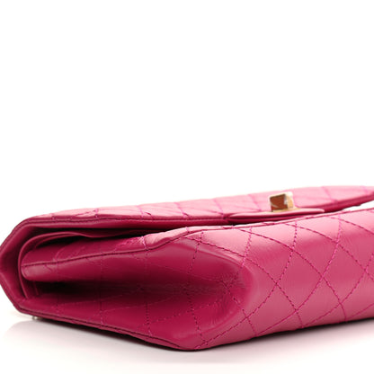 Chanel Aged Calfskin Quilted 2.55 Reissue 225 Flap Fuchsia 10 of 11