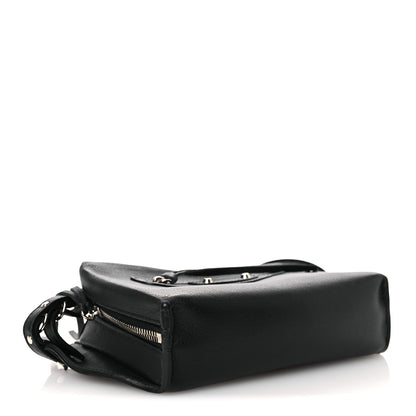 Balenciaga Calfskin Papier Belt Bag Black 3 of 9