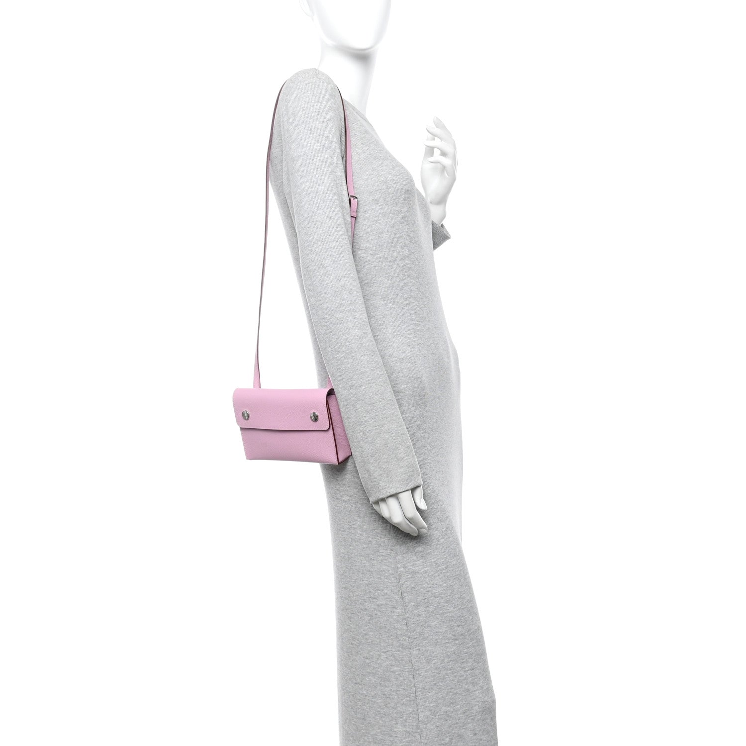 Hermes Epsom Hermesnap Wallet Mauve Sylvestre 2 of 11