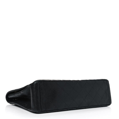 Chanel Caviar Quilted Maxi Single Flap Black 3 of 10