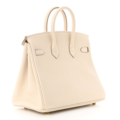 Hermes Togo Birkin 25 Craie 3 of 11
