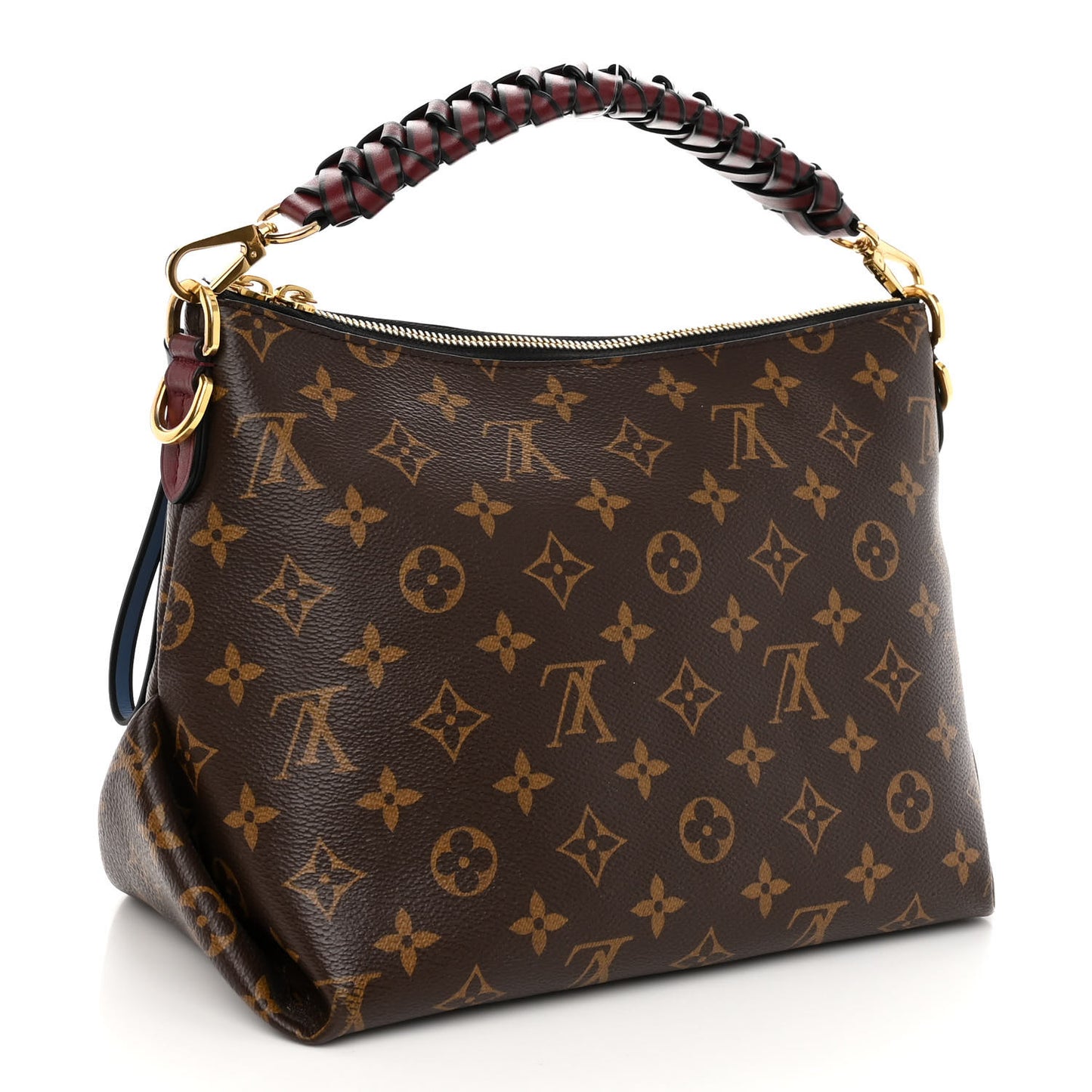 Monogram Beaubourg Hobo Mini Bordeaux Red Peach Safran