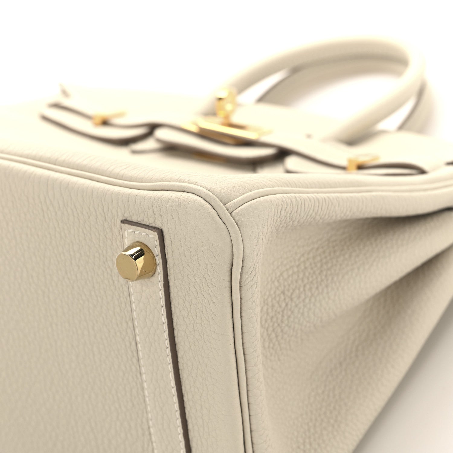 Hermes Togo Birkin 25 Craie 10 of 13