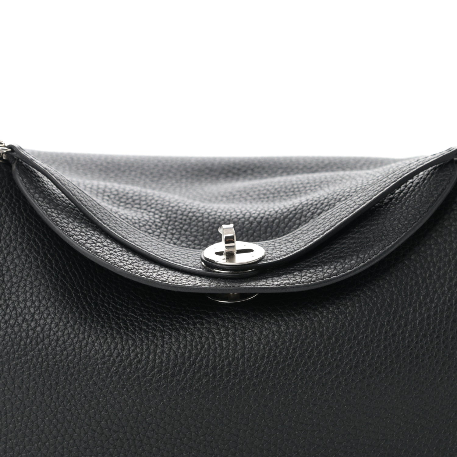 Hermes Taurillon Clemence Lindy 30 Black 8 of 12