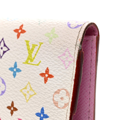 Louis Vuitton Monogram Multicolor Insolite Wallet White Litchi 8 of 8