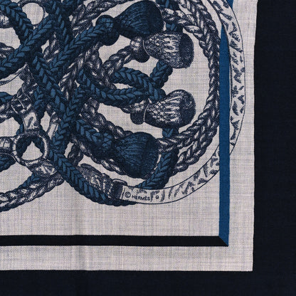 Hermes Cashmere Silk Shawl 140 3 of 3