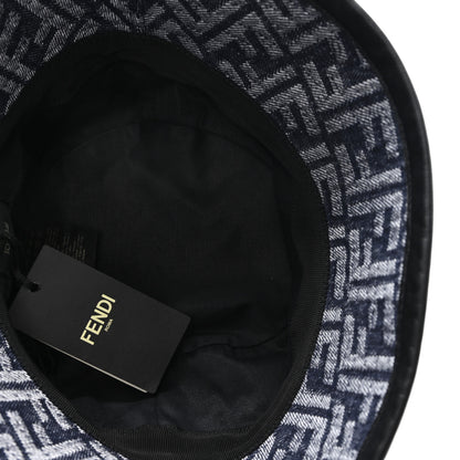 Fendi Denim FF Bucket Hat L Black 7 of 8